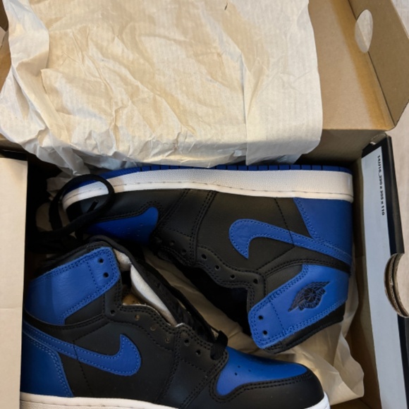 2017 AIR JORDAN 1 RETRO HIGH OG ROYAL SZE 4Y - Picture 6 of 6